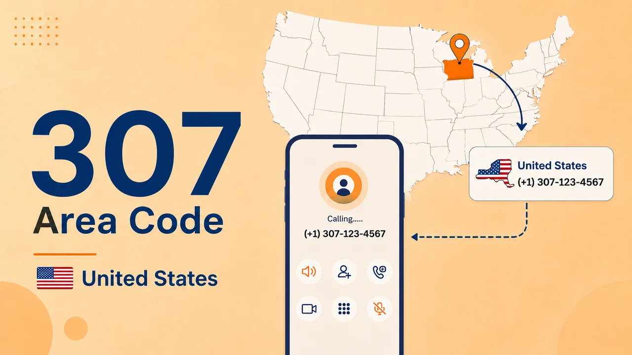 307 Area Code Banner