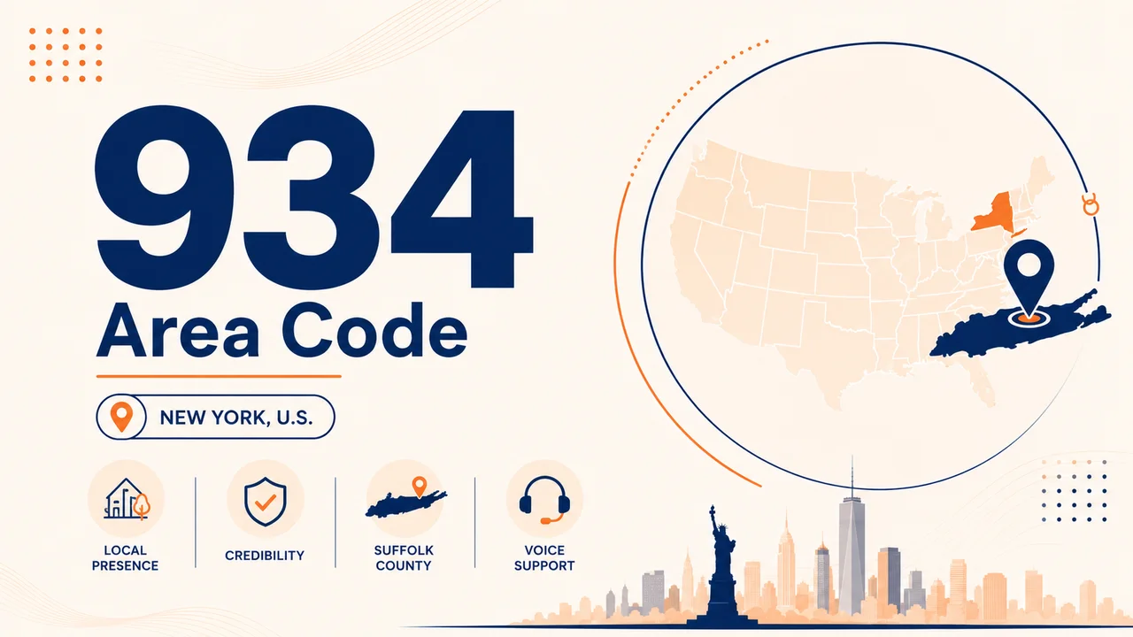 934 Area Code Banner